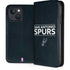 NBA San Antonio Spurs Standard - Black iPhone 14 Folio Case