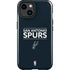 NBA San Antonio Spurs Standard - Black iPhone 15 Plus Impact Case