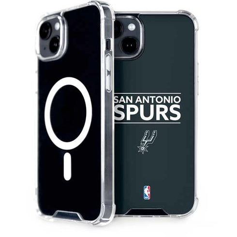 NBA San Antonio Spurs Standard - Black iPhone 15 MagSafe Case