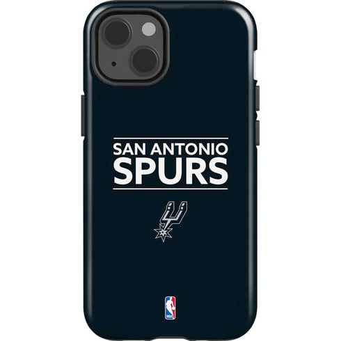 NBA San Antonio Spurs Standard - Black iPhone 14 Impact Case