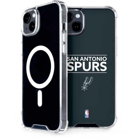 NBA San Antonio Spurs Standard - Black iPhone 15 Plus MagSafe Case