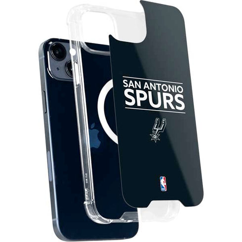 NBA San Antonio Spurs Standard - Black iPhone 15 Plus MagSafe Case