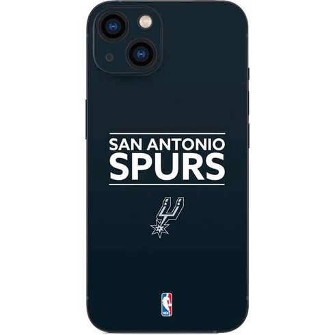 NBA San Antonio Spurs Standard - Black iPhone 15 Plus Skin