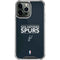 NBA San Antonio Spurs Standard - Black iPhone 14 Pro Max Clear Case