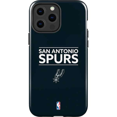 NBA San Antonio Spurs Standard - Black iPhone 15 Pro Max Impact Case