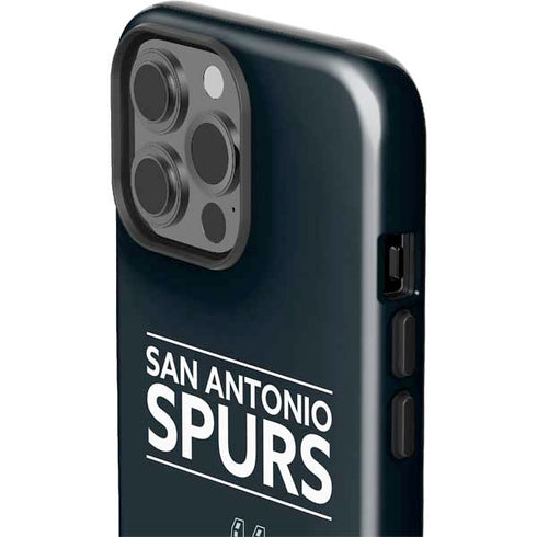 NBA San Antonio Spurs Standard - Black iPhone 15 Pro Max Impact Case