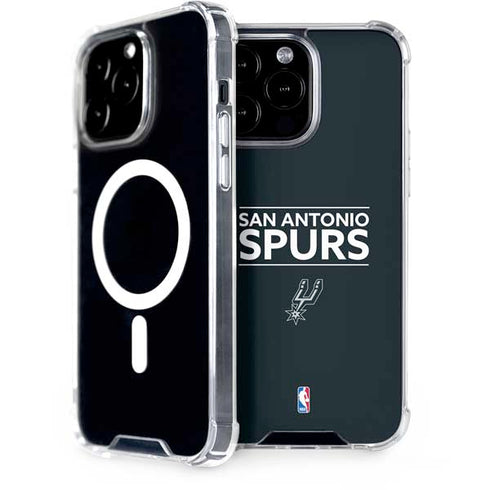 NBA San Antonio Spurs Standard - Black iPhone 15 Pro Max MagSafe Case