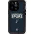 NBA San Antonio Spurs Standard - Black iPhone 14 Pro Waterproof Case
