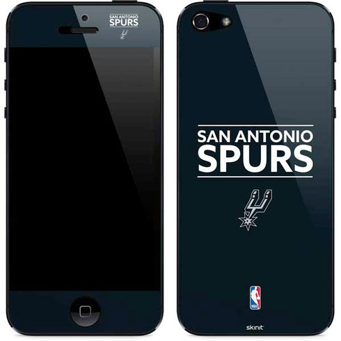 NBA San Antonio Spurs Standard - Black iPhone 5/5s/5SE Skin
