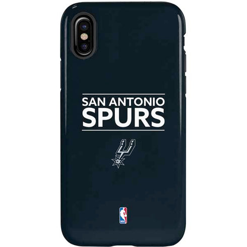 NBA San Antonio Spurs Standard - Black iPhone X Pro Case