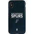 NBA San Antonio Spurs Standard - Black iPhone X Pro Case