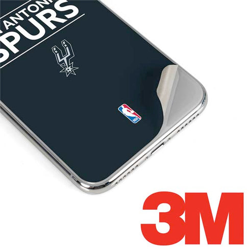 NBA San Antonio Spurs Standard - Black iPhone X Skin