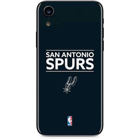 NBA San Antonio Spurs Standard - Black iPhone XR Skin
