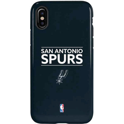 NBA San Antonio Spurs Standard - Black iPhone XS Pro Case