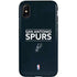 NBA San Antonio Spurs Standard - Black iPhone XS Pro Case