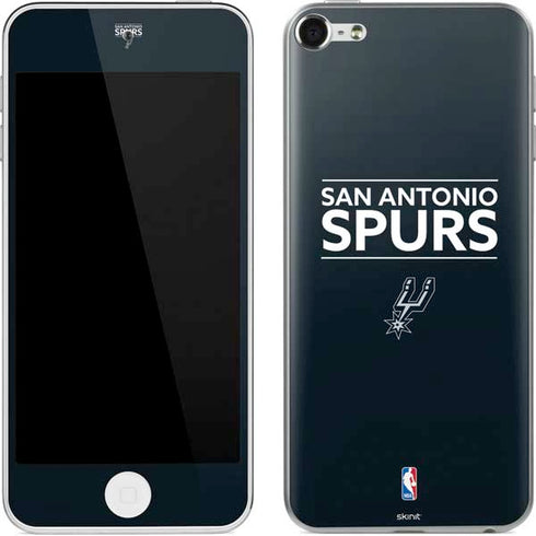 NBA San Antonio Spurs Standard - Black Apple iPod Skin