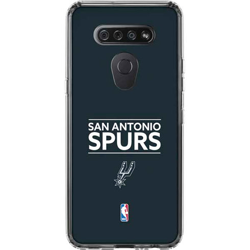 NBA San Antonio Spurs Standard - Black LG K51/Q51 Clear Case