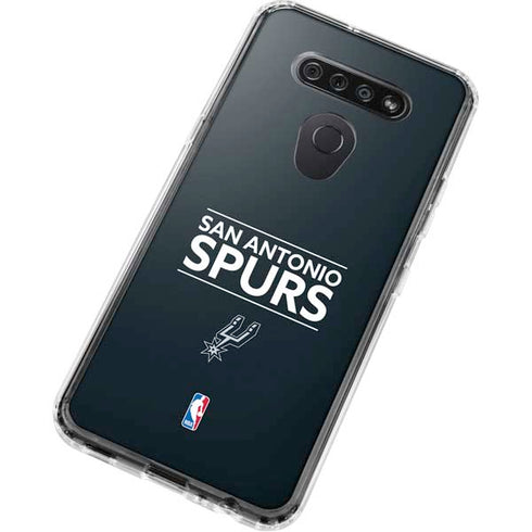 NBA San Antonio Spurs Standard - Black LG K51/Q51 Clear Case