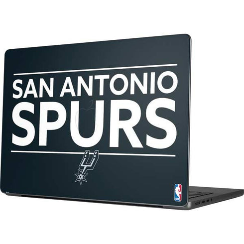 NBA San Antonio Spurs Standard - Black MacBook Pro 14in (2021-24) Skin