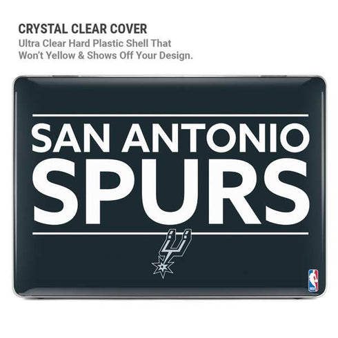 NBA San Antonio Spurs Standard - Black MacBook Pro 16in (2019-20) Case plus Skin