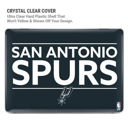 NBA San Antonio Spurs Standard - Black MacBook Pro 16in (2021-25) Case plus Skin