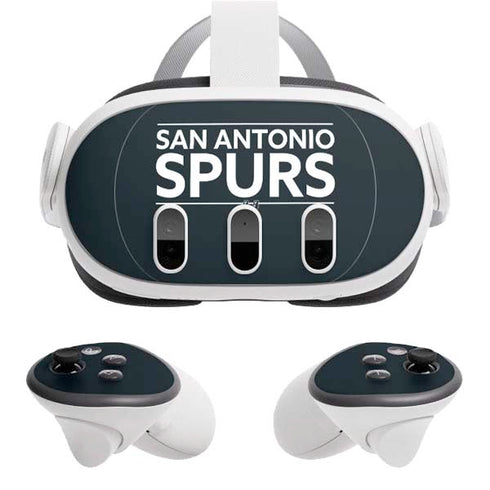 NBA San Antonio Spurs Standard - Black Meta Quest 3 Skin