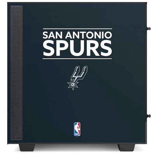 NBA San Antonio Spurs Standard - Black NZXT H510 Compact ATX Mid-Tower Case Skin