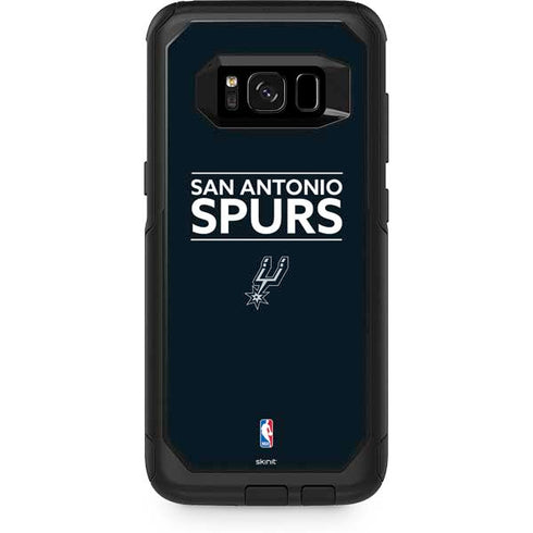 NBA San Antonio Spurs Standard - Black Otterbox Commuter Galaxy Skin