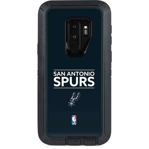 NBA San Antonio Spurs Standard - Black Otterbox Defender Galaxy Skin