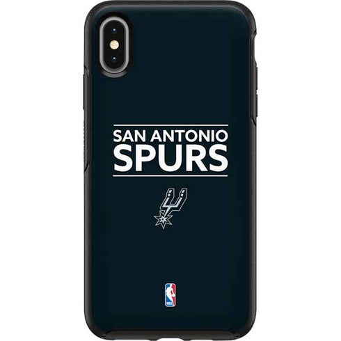 NBA San Antonio Spurs Standard - Black Otterbox Symmetry iPhone Skin
