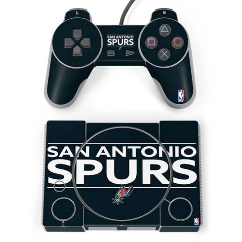 NBA San Antonio Spurs Standard - Black PlayStation Classic Bundle Skin