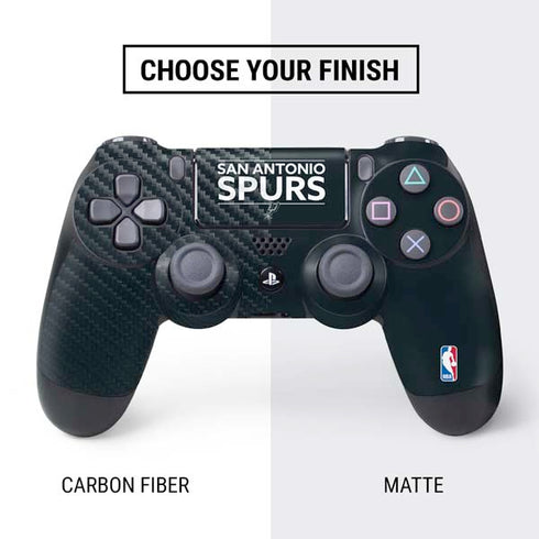 NBA San Antonio Spurs Standard - Black PS4 Controller Skin