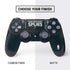 NBA San Antonio Spurs Standard - Black PS4 Controller Skin