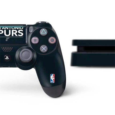 NBA San Antonio Spurs Standard - Black PS4 Slim Bundle Skin