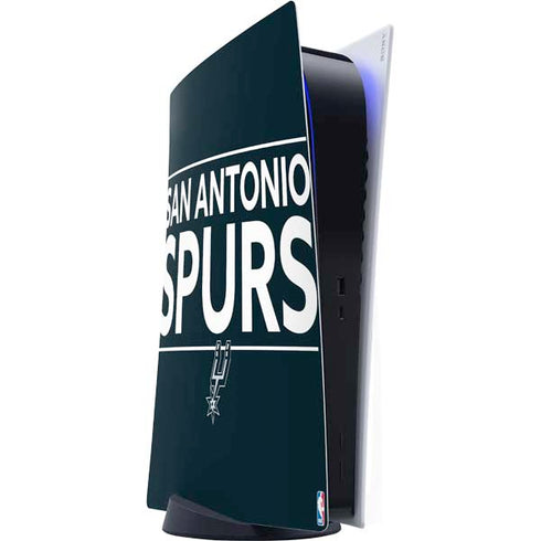 NBA San Antonio Spurs Standard - Black PS5 Digital Edition Console Skin