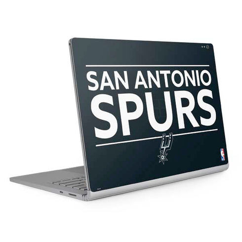 NBA San Antonio Spurs Standard - Black Surface Book 2 13.5in Skin