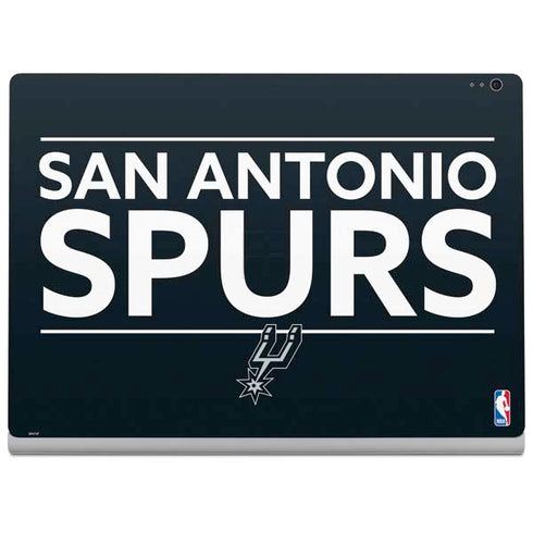 NBA San Antonio Spurs Standard - Black Surface Book 2 13.5in Skin