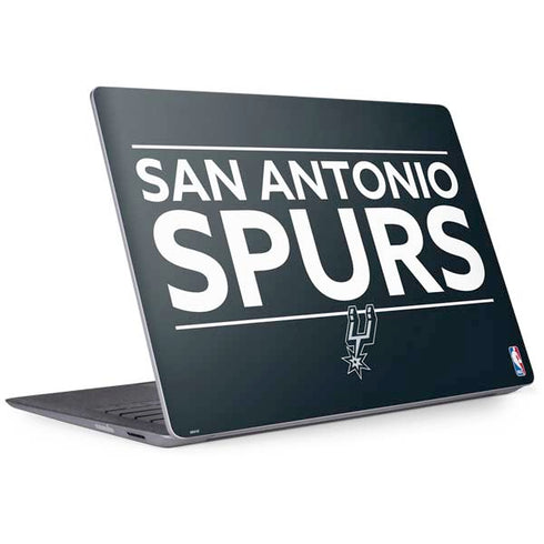 NBA San Antonio Spurs Standard - Black Surface Laptop 2 Skin