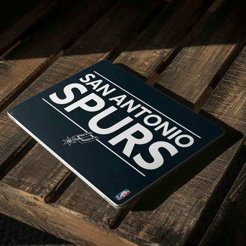 NBA San Antonio Spurs Standard - Black Surface Laptop 2 Skin