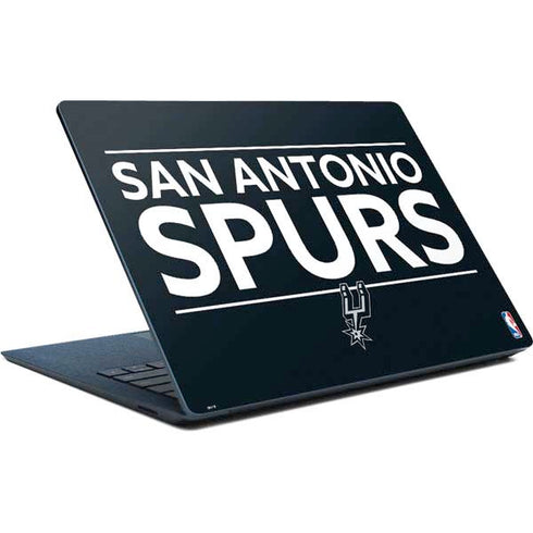 NBA San Antonio Spurs Standard - Black Surface Laptop Skin