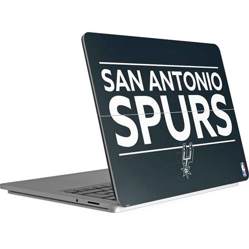 NBA San Antonio Spurs Standard - Black Surface Laptop Studio Skin