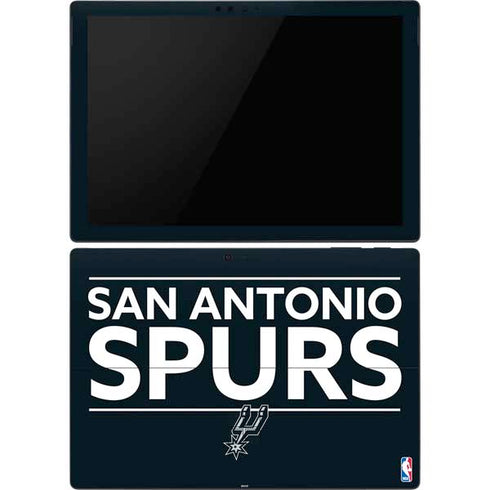 NBA San Antonio Spurs Standard - Black Surface Pro 6 Skin