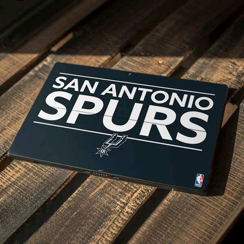 NBA San Antonio Spurs Standard - Black Surface Pro 7 Skin