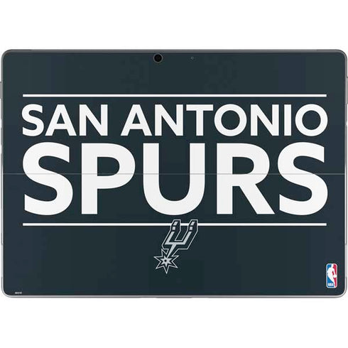 NBA San Antonio Spurs Standard - Black Surface Pro 8 Skin
