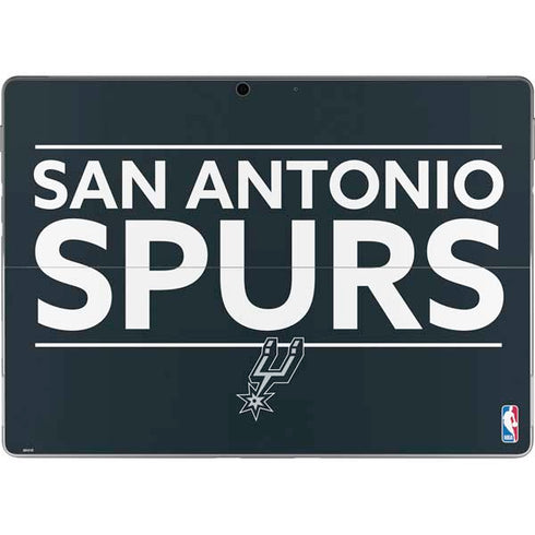 NBA San Antonio Spurs Standard - Black Surface Pro 9 Skin