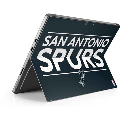 NBA San Antonio Spurs Standard - Black Surface Pro 9 Skin