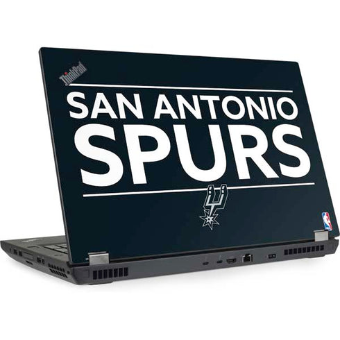NBA San Antonio Spurs Standard - Black Lenovo ThinkPad Skin
