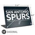 NBA San Antonio Spurs Standard - Black Universal Laptop 14in (11.4 x 8.2in) Skin