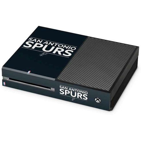 NBA San Antonio Spurs Standard - Black Xbox One Console Skin