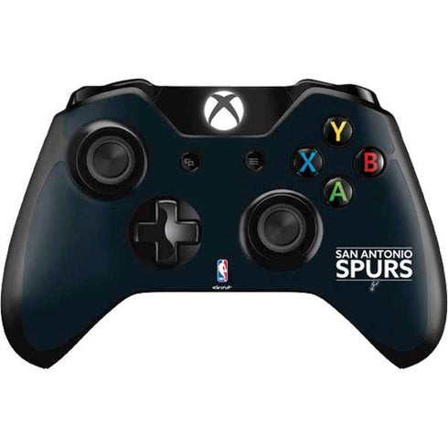 NBA San Antonio Spurs Standard - Black Xbox One Controller Skin